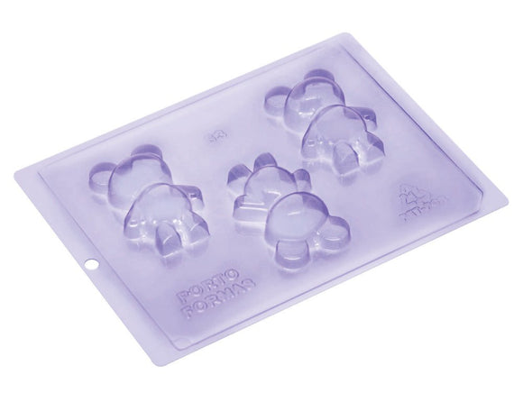 Forma De Silicone Ursinho Baby Cod:63 - Porto Formas