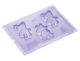 Forma De Silicone Ursinho Baby Cod:63 - Porto Formas