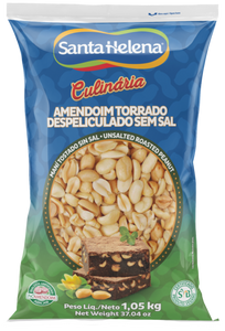 Amendoim Torrado E Despeliculado sem Sal 1kg  - Santa Helena