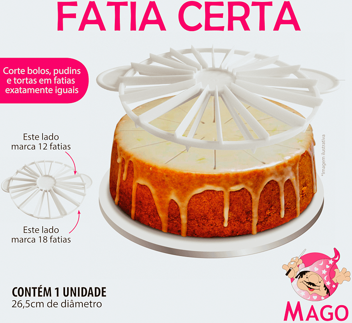 FATIA CERTA PLASTICA - MAGO