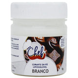 Corante Em Pó Lipossolúvel P/ Chocolate Iceberg 5g - Branco