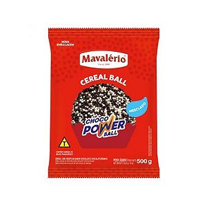 Cereal Micro Ball 500g Ao Leite/Branco Mavalério