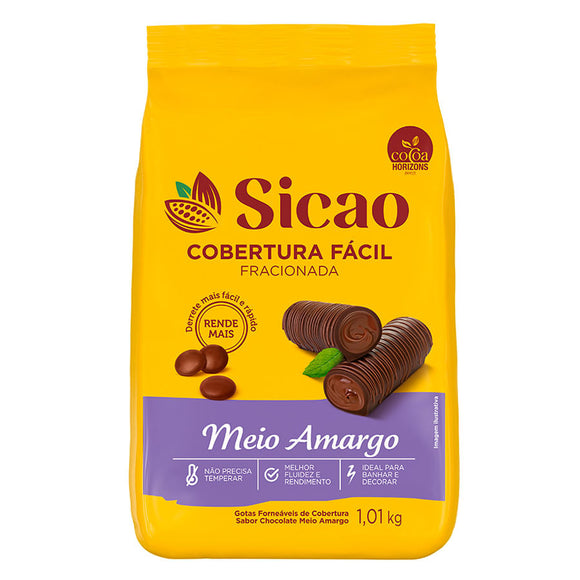 COBERTURA GOTA SICAO FÁCIL MEIO AMARGO 1,01kg