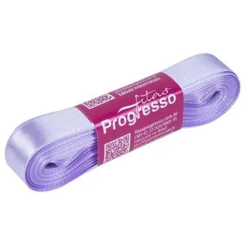 Fita de cetim 10m x 15mm  Progresso - Lilás 245