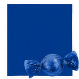Embalagem P/ Trufas e Bombons Azul Liso 14,5x15,5 cm C/100 Unidades Cromus