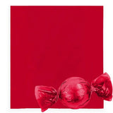 Embalagem P/ Trufas e Bombons Vermelho Liso 14,5x15,5 cm C/100 Unidades Cromus