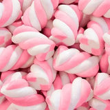 Marshmallow Fini Torção Rosa sabor Baunilha 250g