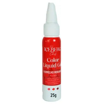 Corante EmGel Color 25g Vermelho Morango - Iceberg