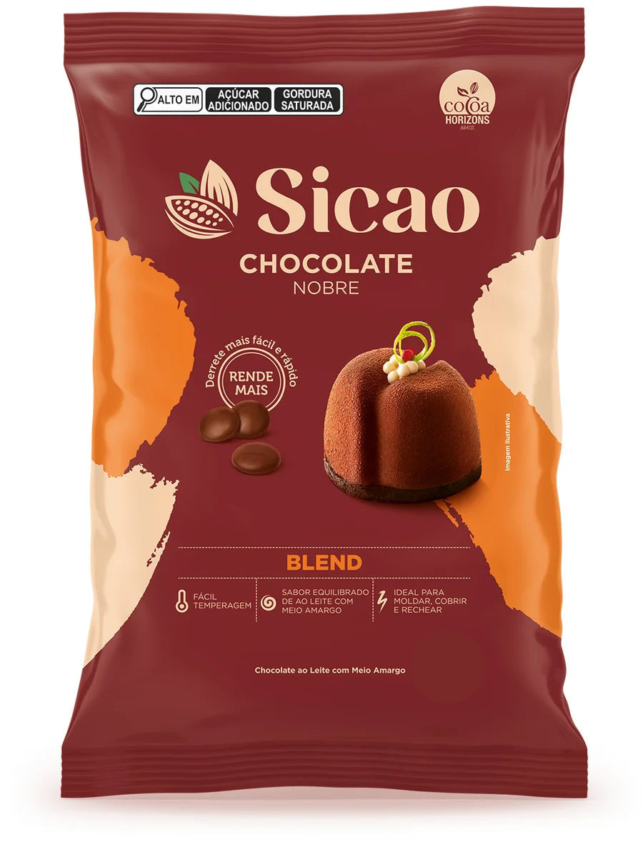 Chocolate Sicao Em Gotas 1,01Kg Blend