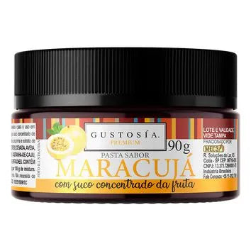 Pasta Saborizante Maracujá 90g - Gustosia