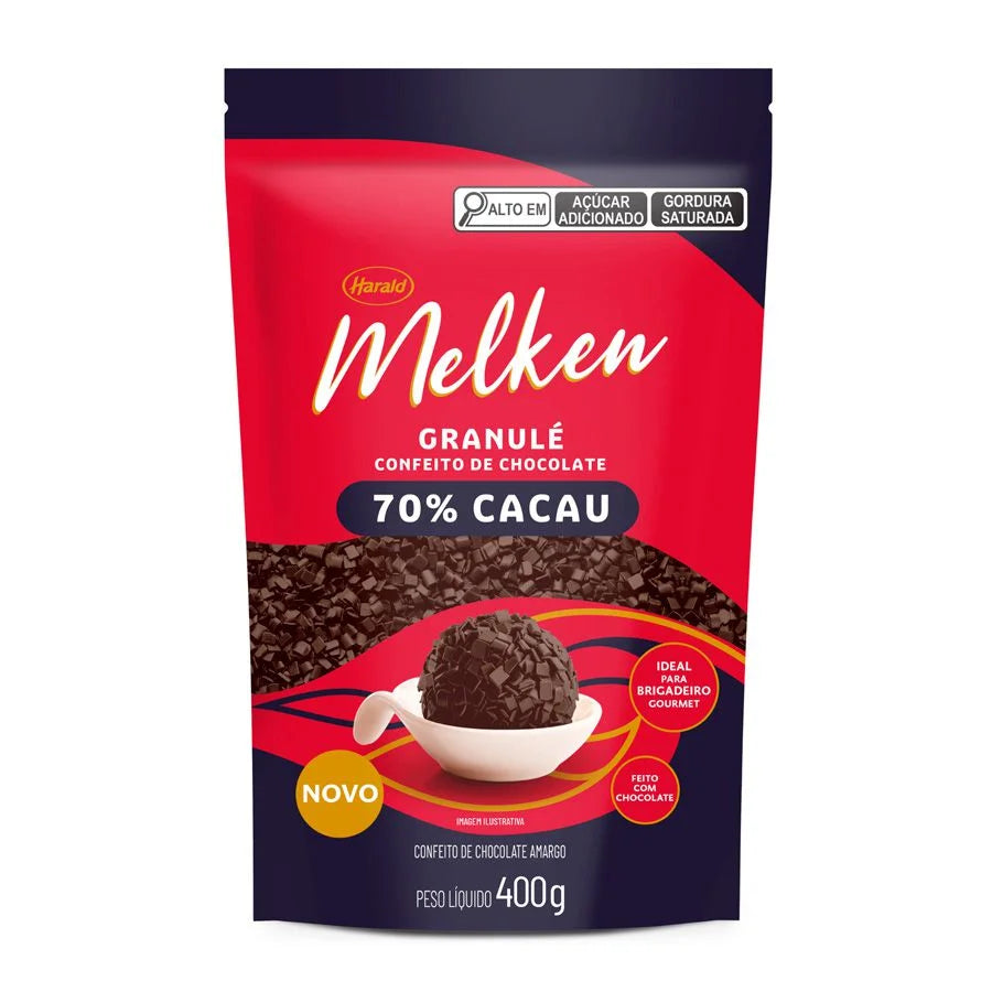 Granulé de Chocolate Melken 70% Cacau 400g