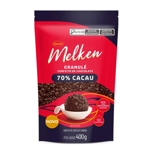 Granulé de Chocolate Melken 70% Cacau 400g