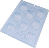 Forma De Silicone Buffet Coração cód:240