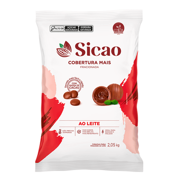 Cobertura Mais Em Gotas Ao Leite 2kg - Sicao