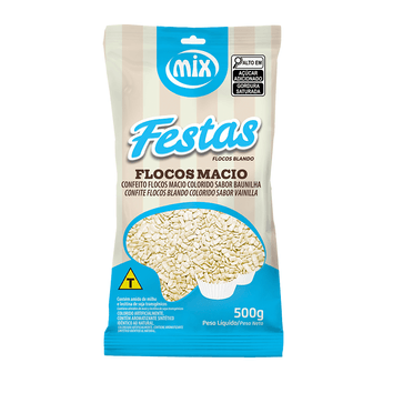 Flocos Macio Branco 500g - MIX