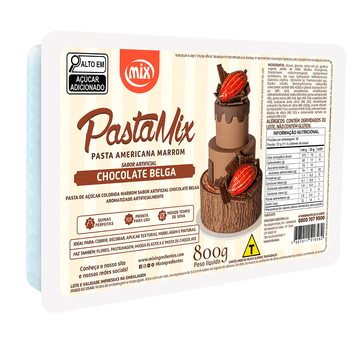 Pasta Americana Choco Belga 800g - MIX