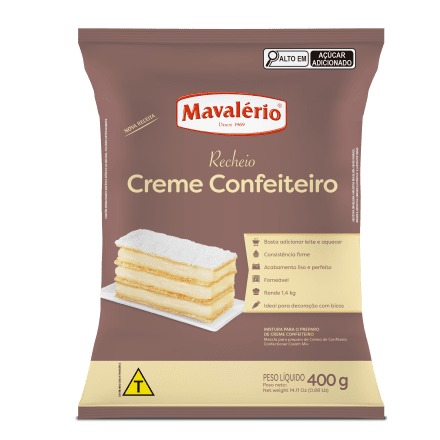 Creme confeiteiro 500g - Mavalerio