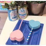 FORMA DE SILICONE CORACAO NO PALITO PORTO FORMAS UNID