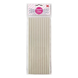Canudo de Papel Branco C/12 Unid