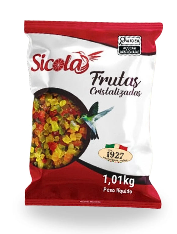 Frutas Cristalizadas 1kg - Sicola