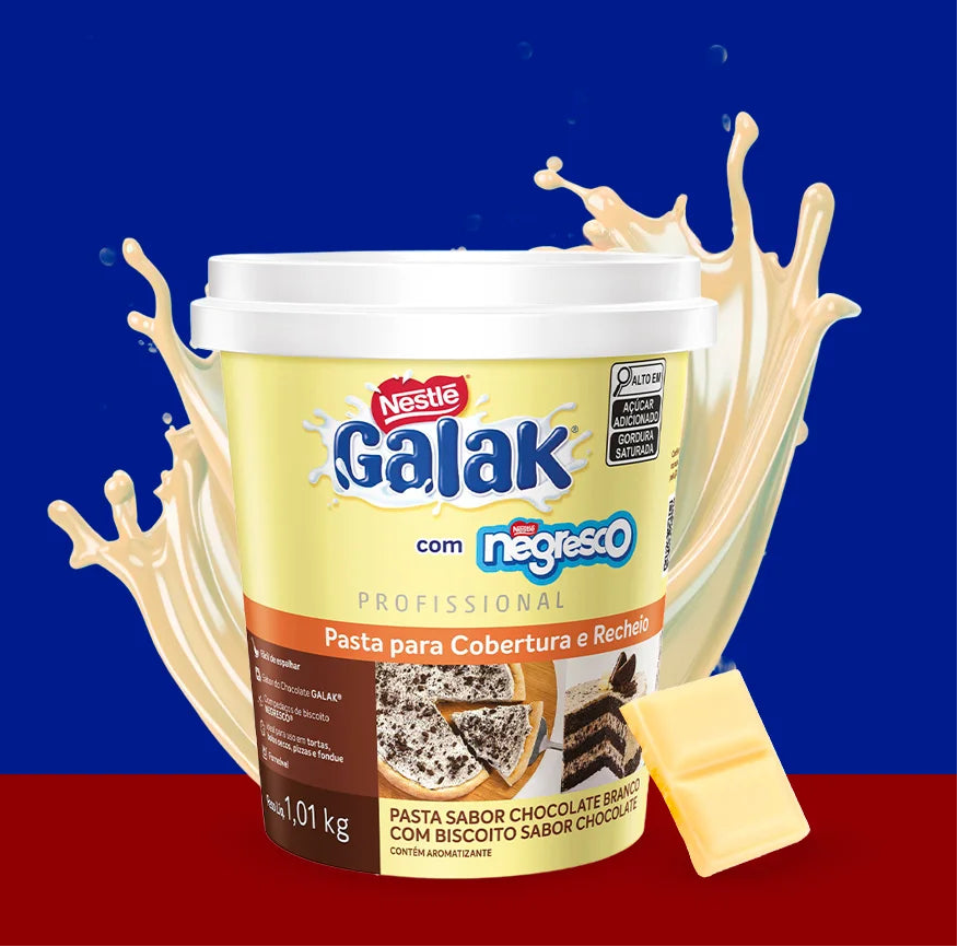 Pasta Cremosa Galak com Negresco 1,01kg - NESTLÉ