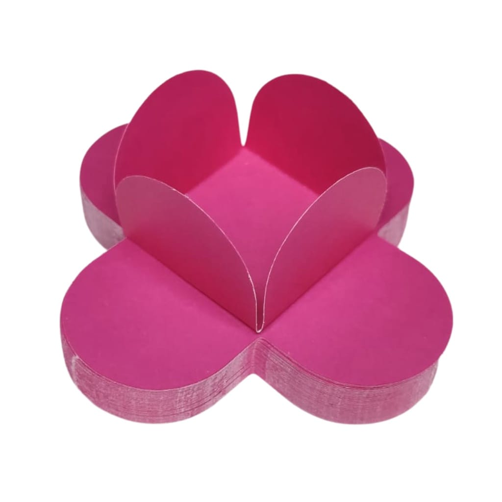 Forminha 4 Pétalas Média Nctoys C/50 (média) - PINK