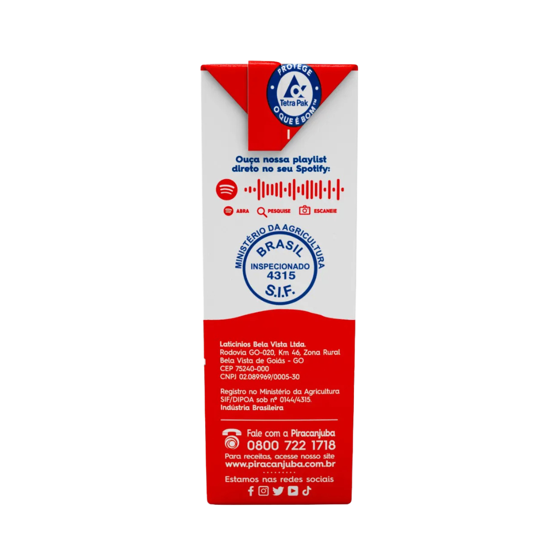 Leite Condensado Semidesnatado  395g - Piracanjuba