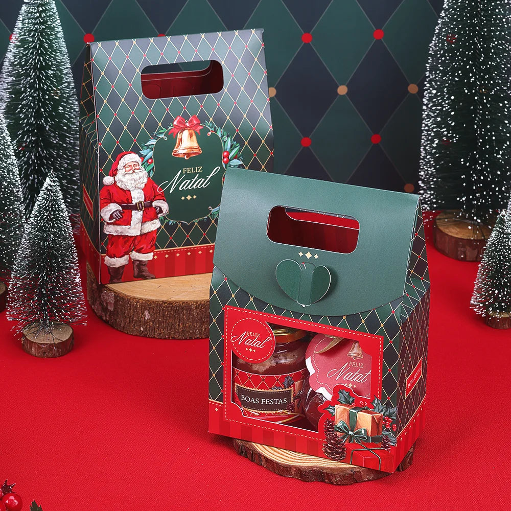 Sacola Boca de Palhaço com Visor Pequena Vintage Cod:5123