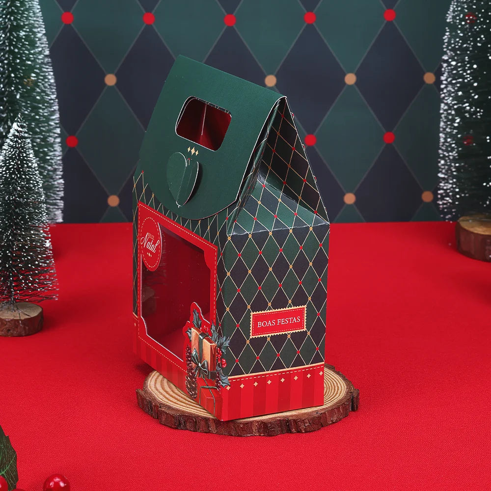 Sacola Boca de Palhaço com Visor Pequena Vintage Cod:5123