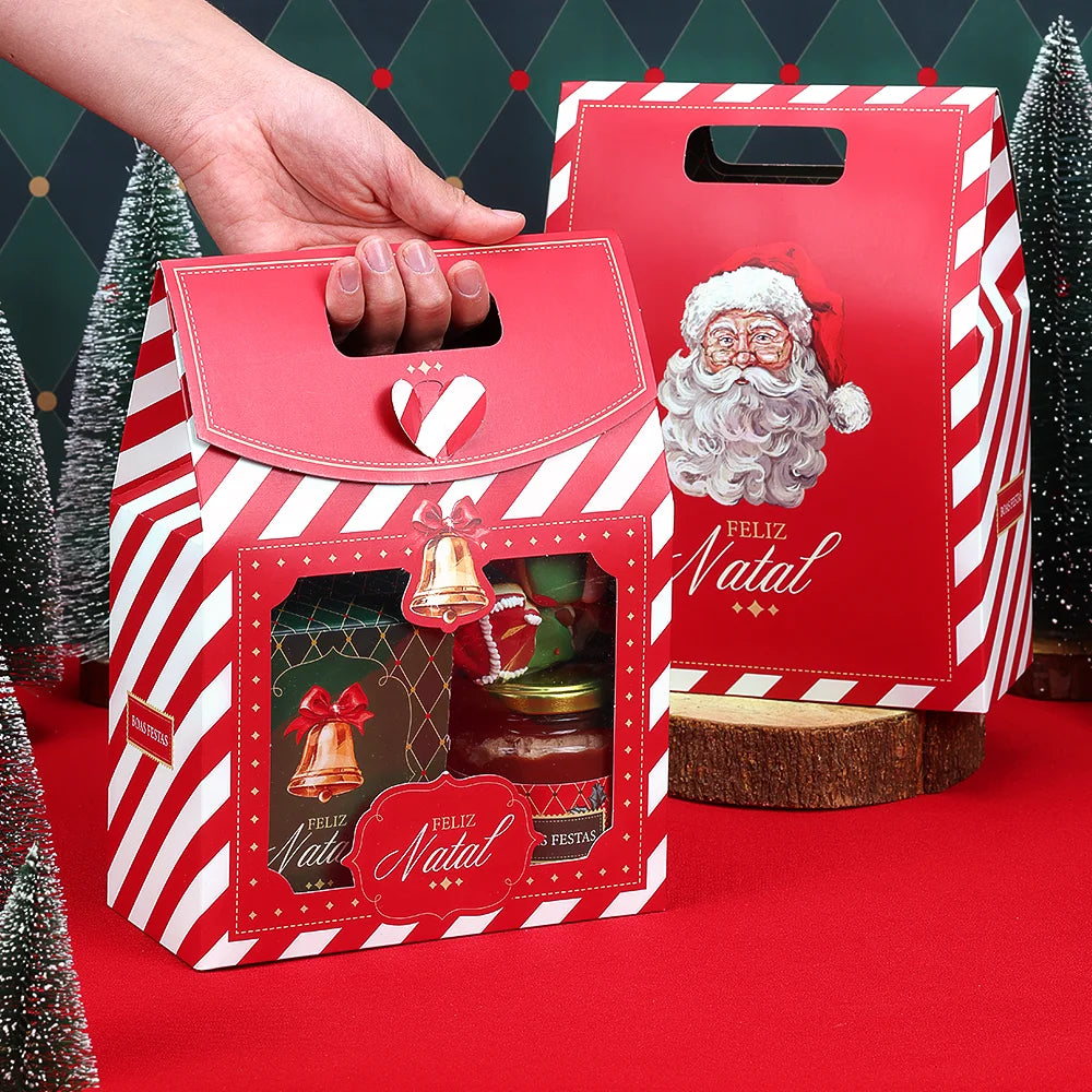 Sacola Boca de Palhaço com Visor Média Vintage Cod:5129