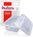 Pote Retangular 350ml C/24 - Prafesta