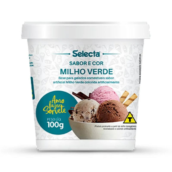 Sabores Para Base De Sorvete Duas Rodas 100G - MILHO VERDE