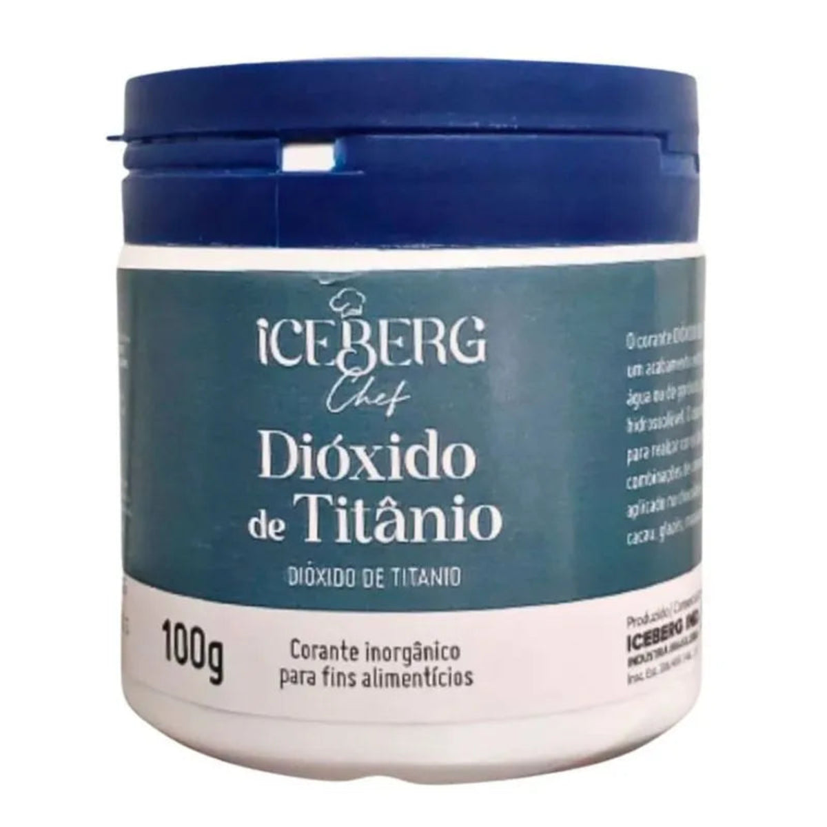 Dióxido de Titânio 100g - Iceberg