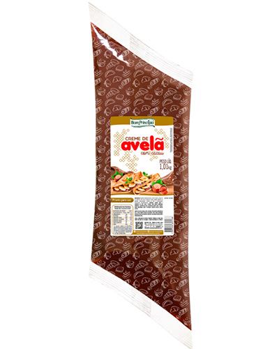 Recheio Creme De Avelã Com Cacau 1,01kg - Bom Principio