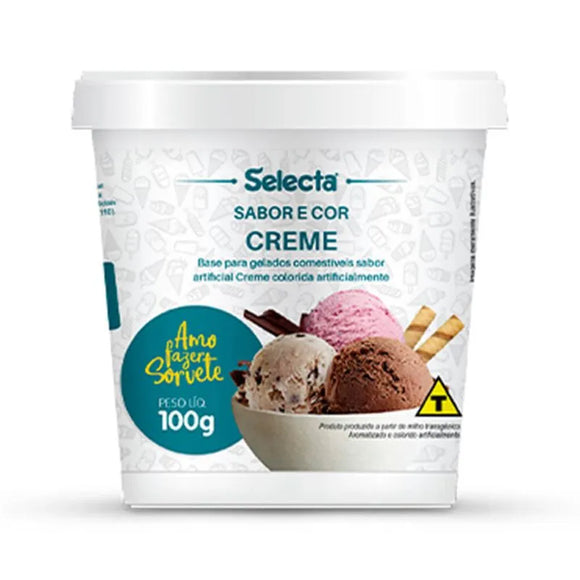 Sabores Para Base De Sorvete Duas Rodas 100G - CREME