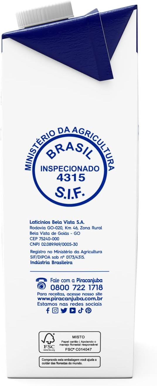 Creme de Leite 1L -  Piracanjuba