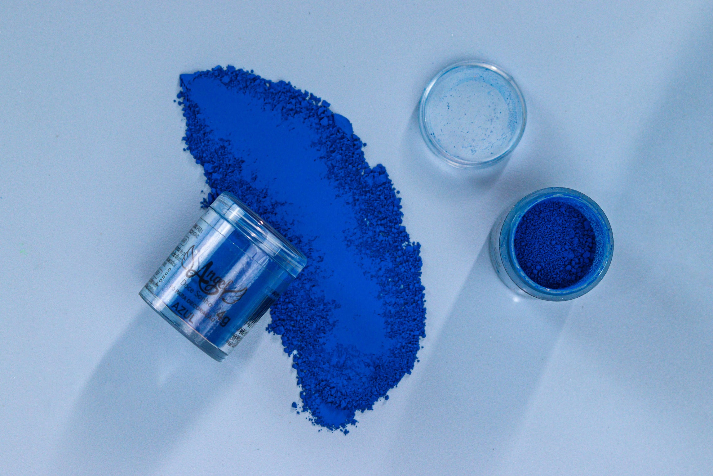 Pó P/ Decoração Angel 4g - AZUL FOSCO