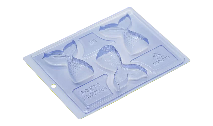 Forma De Silicone Cauda Sereia Cod:68 - Porto Formas