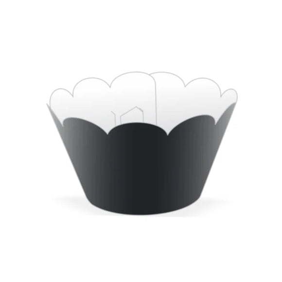 Saia para cupcake grande C/12 NC TOYS - Preto