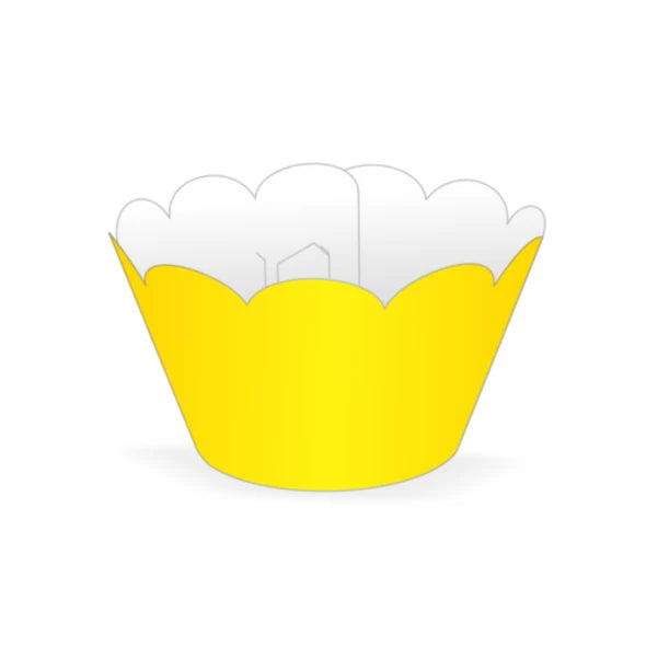 Saia para cupcake grande C/12 NC TOYS - Amarelo