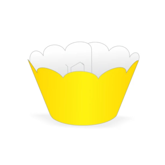 Saia para cupcake grande C/12 NC TOYS - Amarelo