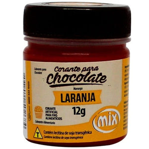 Corante P/ Chocolate em gel 12g Mix - Laranja