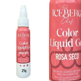 Corante Liquid Gel Color Rosa Seco 25g - Iceberg