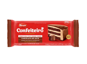 Cobertura Confeiteiro Ao Leite em Barra 1,01kg - Harald