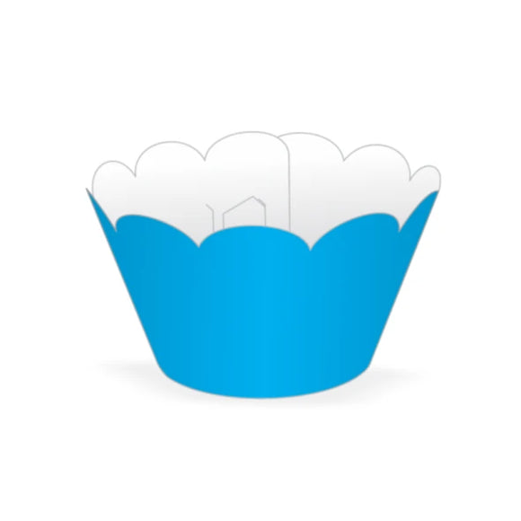 Saia para cupcake grande C/12 NC TOYS - Azul