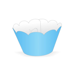 Saia para cupcake grande C/12 NC TOYS - Azul Claro
