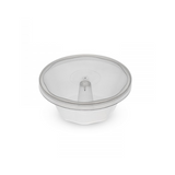 Forma mini pudim forneável c/ tampa Prafesta c/12 unid - 120ml