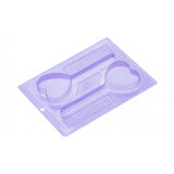FORMA DE SILICONE CORACAO NO PALITO PORTO FORMAS UNID