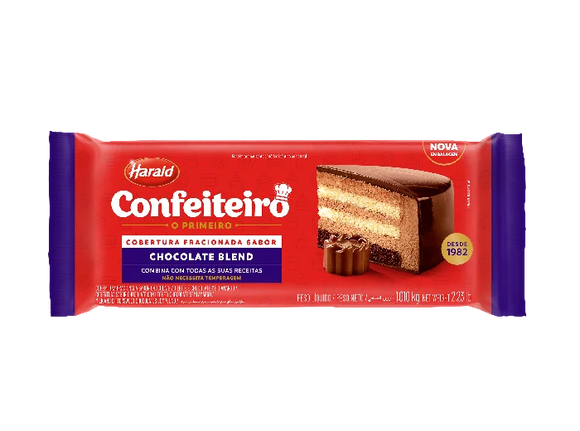 Cobertura Confeiteiro Blend em Barra 1,01kg