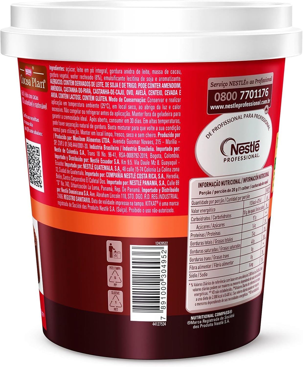 Recheio de Kit Kat 1,01kg - Nestlé